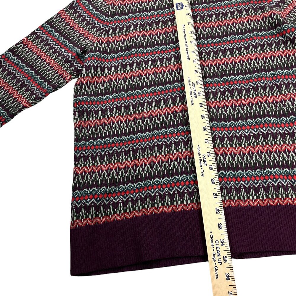 L.L. Bean Multicolor Patterned Cardigan - Picture 8 of 10